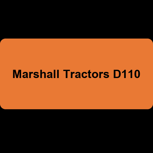 Marshall Tractors D110